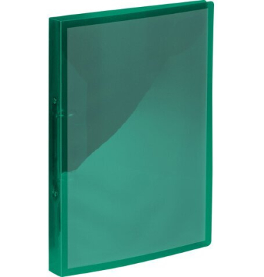 Pr&auml;sentationsringbuch K-58190634, A4 2 Ringe 16mm Ring-&Oslash; Polypropylen (PP), ohne, transparent gr&uuml;n
