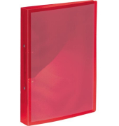 Pr&auml;sentationsringbuch K-58190641 transparent rot
