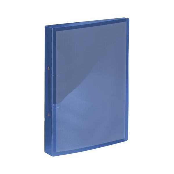 Kangaro Präsentationsringbuch K-58190642, A4 2 Ringe 25mm Ring-Ø Polypropylen (PP), ohne, transparent blau 8712127083232 Kangaro