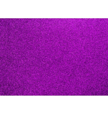 Glitzerpapier Lila 50x70cm 300g 10 Blatt