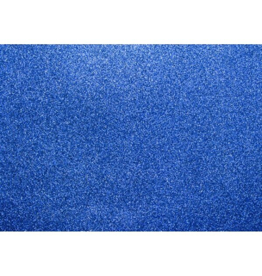 Glitzerpapier Kobalt Blatt 50x70cm 300g 10 Blatt