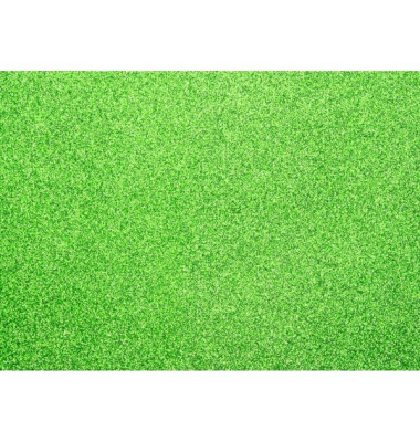 Glitzerpapier Grasgr&uuml;n 50x70cm 300g 10 Blatt