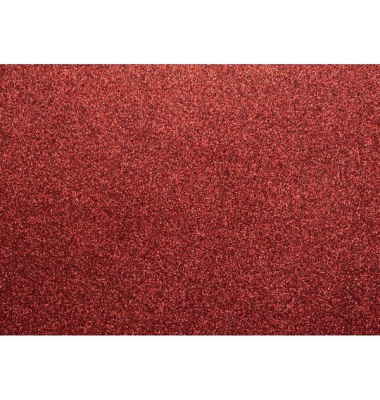 Glitzerpapier Bordeaux 50x70cm 300g 10 Blatt
