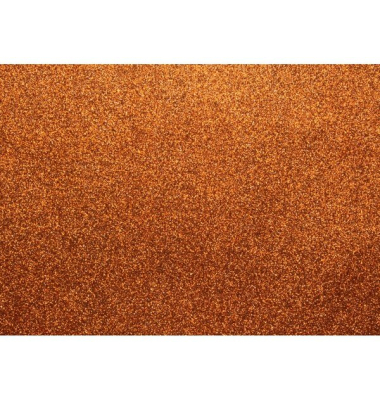 Glitzerpapier Kupfer 50x70cm 300g 10 Blatt