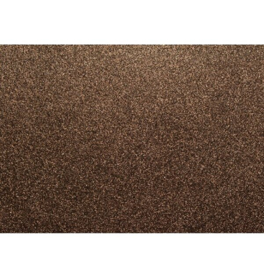 Glitzerpapier braun 50x70cm 300g 10 Blatt