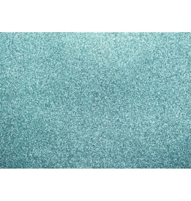 Glitzerpapier Eis Blattau 50x70cm 300g 10 Blatt