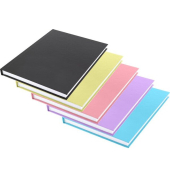 Notizbuch K-5522, farbig sortiert, A5, liniert, 80g, 80 Blatt / 160 Seiten