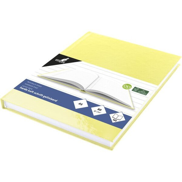 Alpedia Notizbuch K-5381, pastellgelb 8712127085243 Alpedia