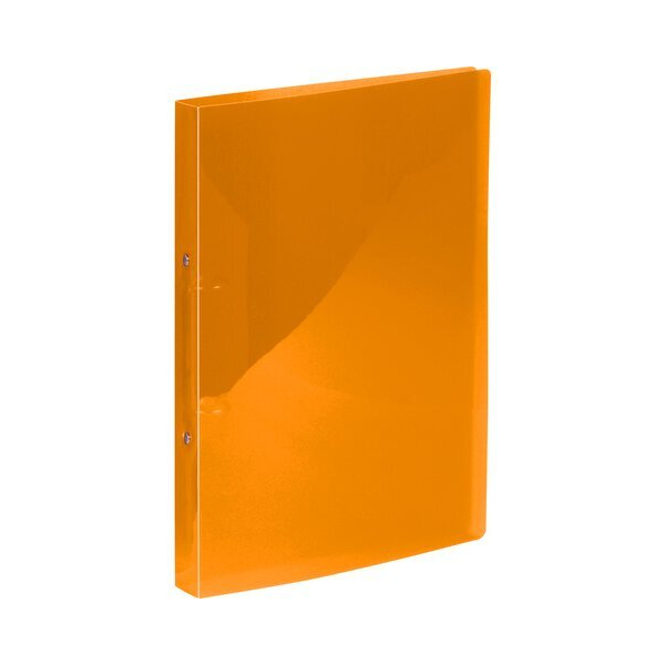 Kangaro Ringbuch K-58190628, A4 2 Ringe 16mm Ring-Ø Polypropylen (PP) transparent orange 8712127085748 Kangaro
