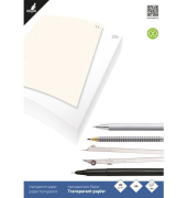 Transparentpapier A4  Block, 24 Blatt