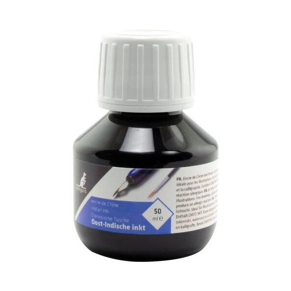 Alpedia Tusche schwarz 50 ml Flasche 8712127086066 Alpedia