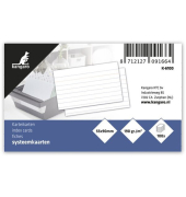 Karteikarten 55x90mm liniert 190g 100Blatt