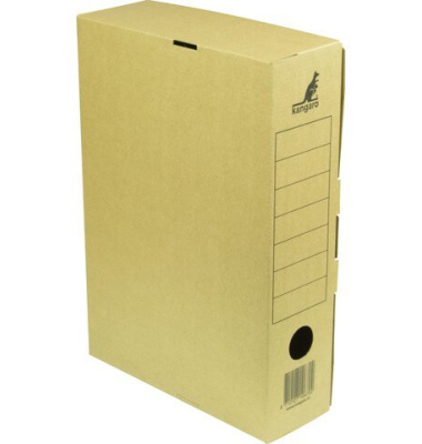 Archivbox K-2005, A4, hellbraun, Karton