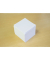 Notizzettelbox 9,5x9,5x9,5cm 700Bl wei&szlig;