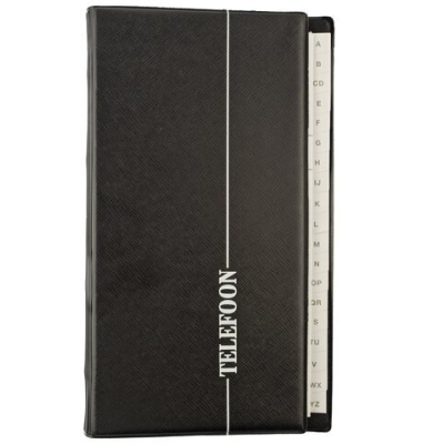 Telefonringbuch A-Z 4-Ringe schwarz