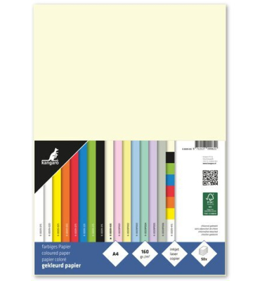 Tonpapier A4 160g beige 50 Blatt