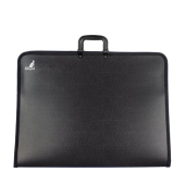 Heftbox Zeichenkoffer-Serie mit Griff K-830213, A2 schwarz, 5cm F&uuml;llh&ouml;he, Polypropylen (PP)