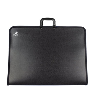 Heftbox Zeichenkoffer-Serie mit Griff K-830213, A2 schwarz, 5cm F&uuml;llh&ouml;he, Polypropylen (PP)
