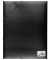 Eckspannmappe Elastomap PP K-58190650, A4 schwarz Polypropylen (PP), f&uuml;r ca. 150 Blatt  (80 g/m&sup2;), mit 3 Einschlagklappen