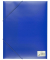Eckspannmappe K-58190651, A4 blau Polypropylen, mit 3 Einschlagklappen
