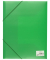 Eckspannmappe Elastomap PP K-58190652, A4 gr&uuml;n Polypropylen (PP), f&uuml;r ca. 150 Blatt  (80 g/m&sup2;), mit 3 Einschlagklappen