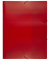 Eckspannmappe Elastomap PP K-58190653, A4 rot Polypropylen (PP), f&uuml;r ca. 150 Blatt  (80 g/m&sup2;), mit 3 Einschlagklappen