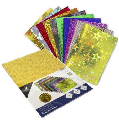 Holografischerkarton A4 300g 10 Blatt