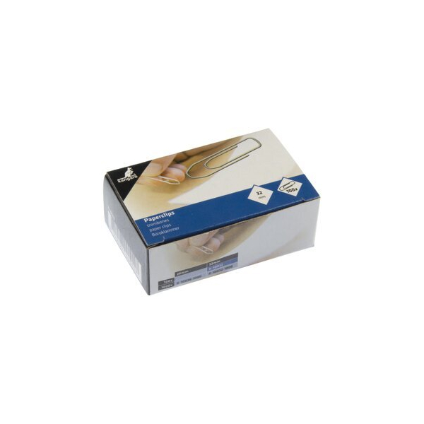 Alpedia Büroklammer 32 mm, ecki g, 100  Stückück, verzinkt 8712127115117 Alpedia 100 Stück