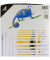 Pinselset Acyl, K-840003, Gr&ouml;&szlig;en sortiert, flach & runde Spitzen