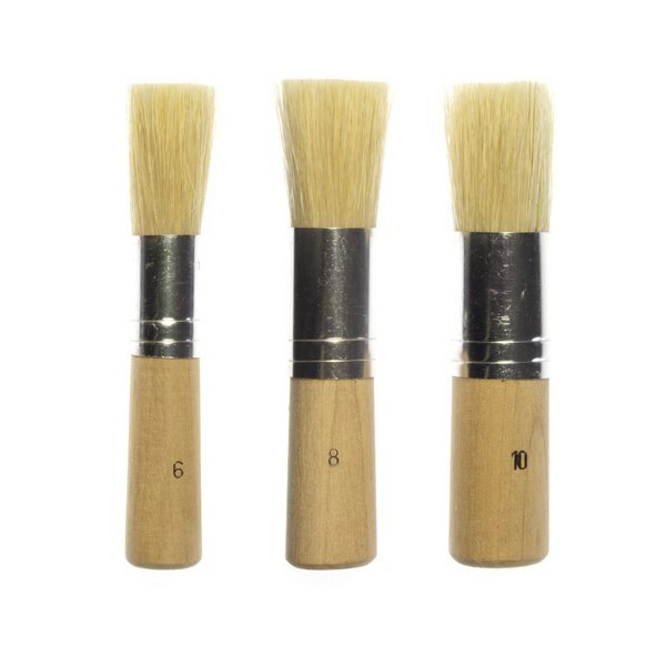 Kangaro Pinselset Tamponierpinsel, K-840007, Größen sortiert, runde Spitze 8712127116220 Kangaro 3 Stück