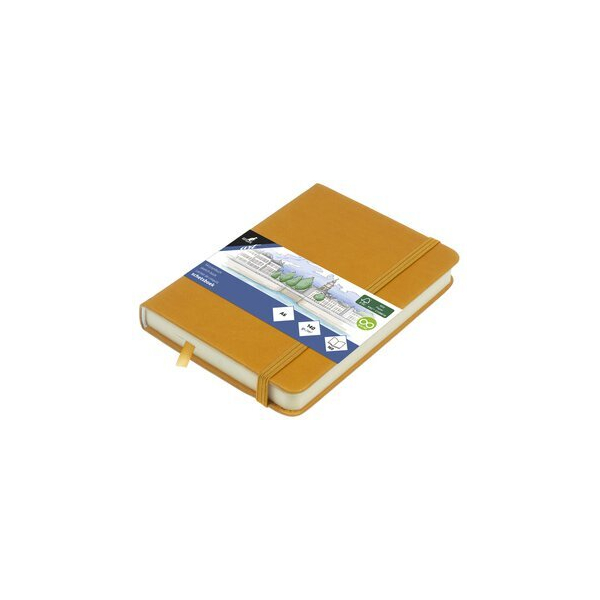 Alpedia Skizzenbuch A6 Ockergelb HC 80Bl 140g 8712127119061 Alpedia