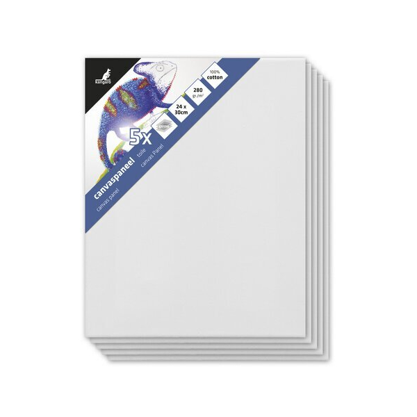 Alpedia Leinwand 24x30cm Set 5 Stück 3mm 8712127119450 Alpedia 5 Stück