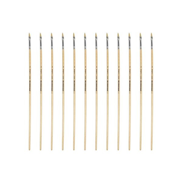 Kangaro Pinsel Lyoner, K-840202, Größe 02, flache Spitze 8712127120364 Kangaro 12 Stück