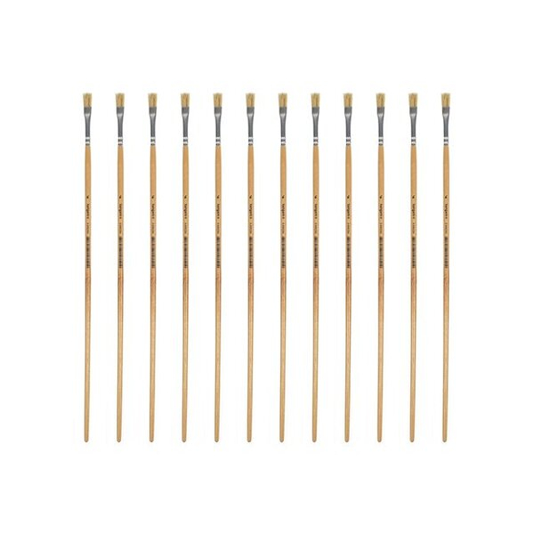 Kangaro Pinsel Lyoner, K-840206, Größe 06, flache Spitze 8712127120388 Kangaro 12 Stück
