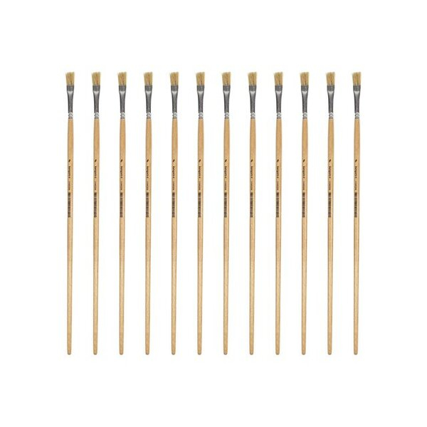 Kangaro Pinsel Lyoner, K-840208, Größe 08, flache Spitze 8712127120395 Kangaro 12 Stück