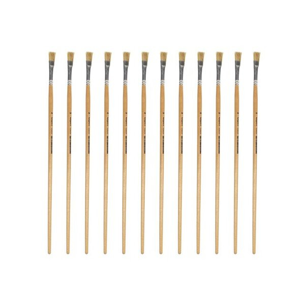 Kangaro Pinsel Lyoner, K-840210, Größe 10, flache Spitze 8712127120425 Kangaro 12 Stück