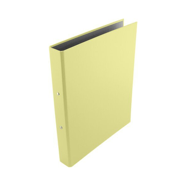 Kangaro Ringbuch K-2346, A4 2 Ringe 25mm Ring-Ø Karton pastellgelb 8712127136266 Kangaro