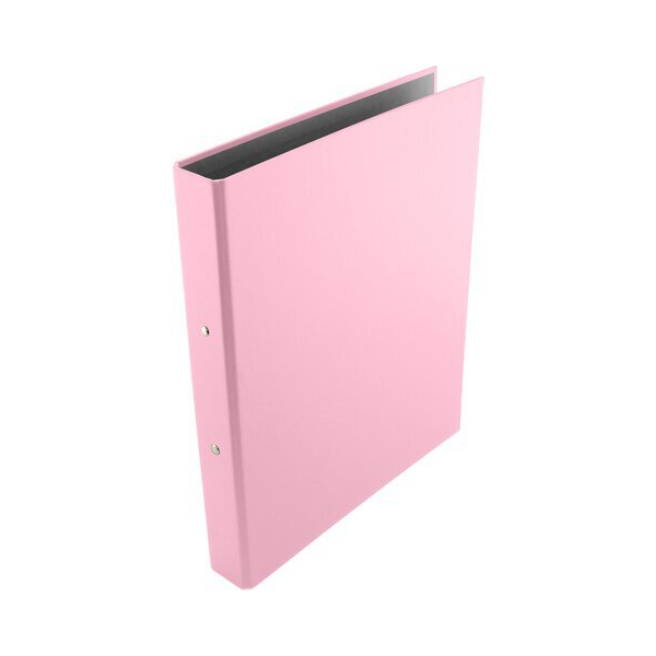 Kangaro Ringbuch K-2347, A4 2 Ringe 25mm Ring-Ø Karton pastellrosa 8712127136273 Kangaro