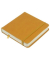 Skizzenbuch 12x12cm Ockergelb 80Bl 140g