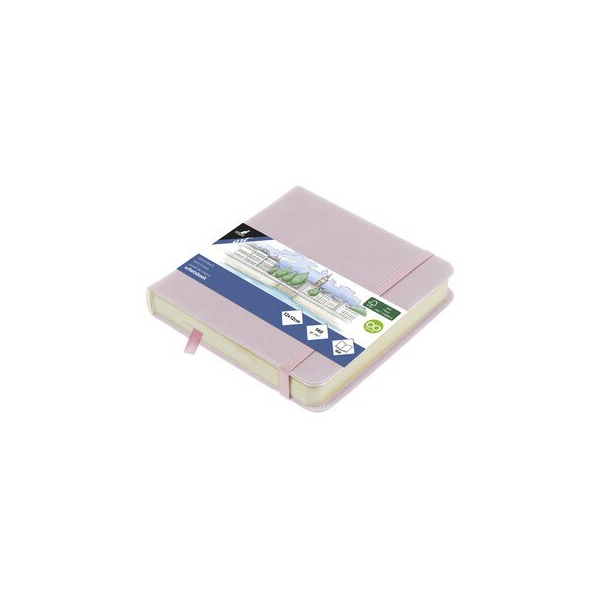 Alpedia Skizzenbuch 12x12cm violett HC 80Bl 140g 8712127137041 Alpedia
