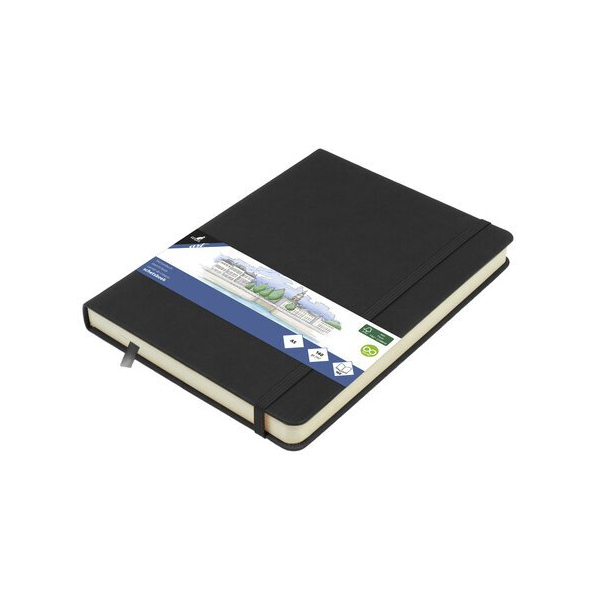 Alpedia Skizzenbuch A5 schwarz HC 80Bl 140g 8712127137089 Alpedia