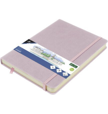 Skizzenbuch A5 violett HC 80Bl 140g