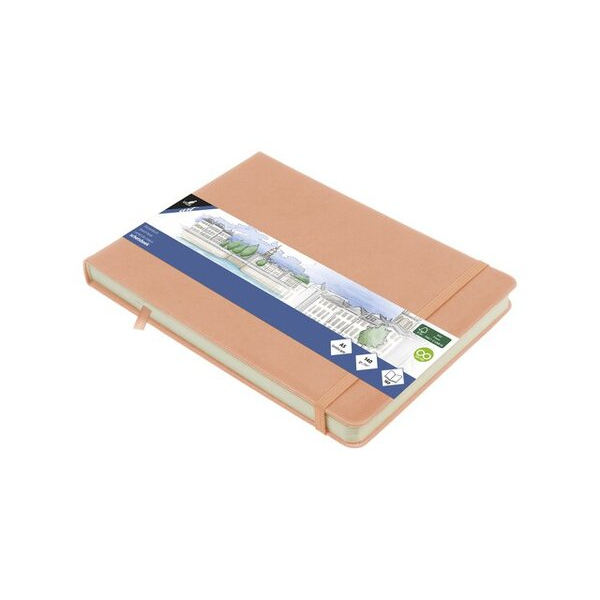 Alpedia Skizzenbuch A5 quer altrosa HC 80Bl 140g 8712127137171 Alpedia