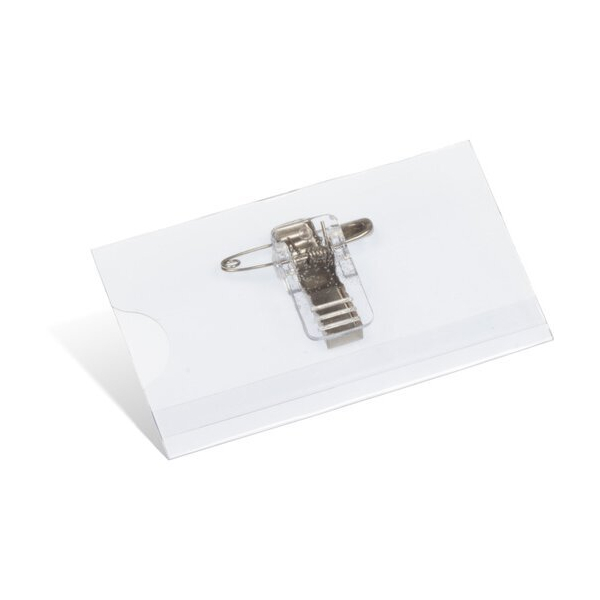 Alpedia Namensschild 40x75mm 24 Stück Clip, Nadel 8712127138338 Alpedia 24 Stück
