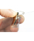 Namensschild 40x75mm 24 St&uuml;ck Clip, Nadel