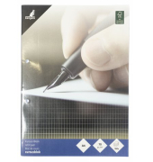 Briefblock K-5422, ohne / kariert, A4, 70g, blau, 100 Blatt