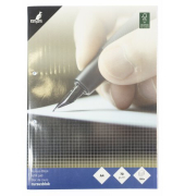 Briefblock K-5423, ohne / kariert, A4, 70g, blau, 100 Blatt