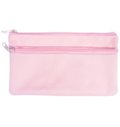 Federm&auml;ppchen platt 21x11 cm Pastell rosa