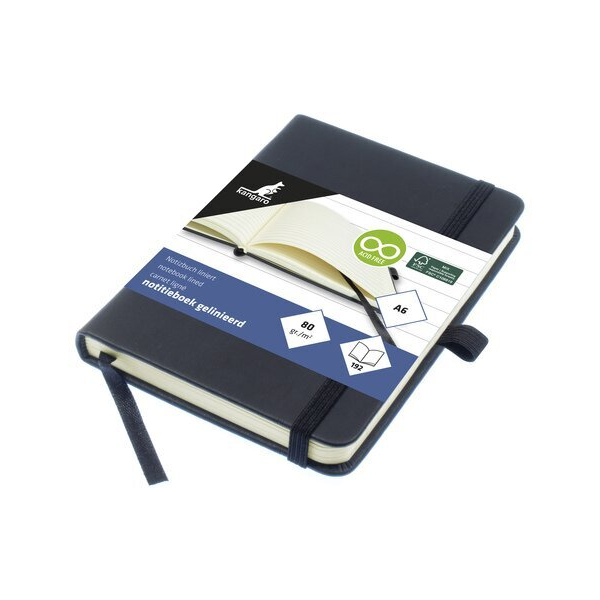 Alpedia Notizbuch K-552221, schwarz 8712127145800 Alpedia