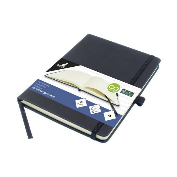 Alpedia Notizbuch K-552241, schwarz 8712127145817 Alpedia